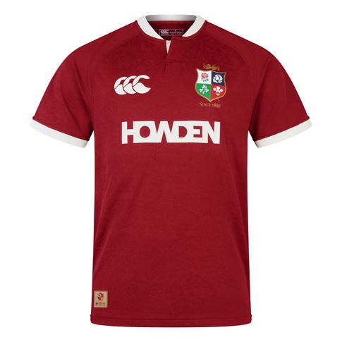 British and Irish Lions Adults Rugby Shirt Red - Front
