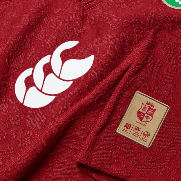 British and Irish Lions Adults Rugby Shirt Red - Official