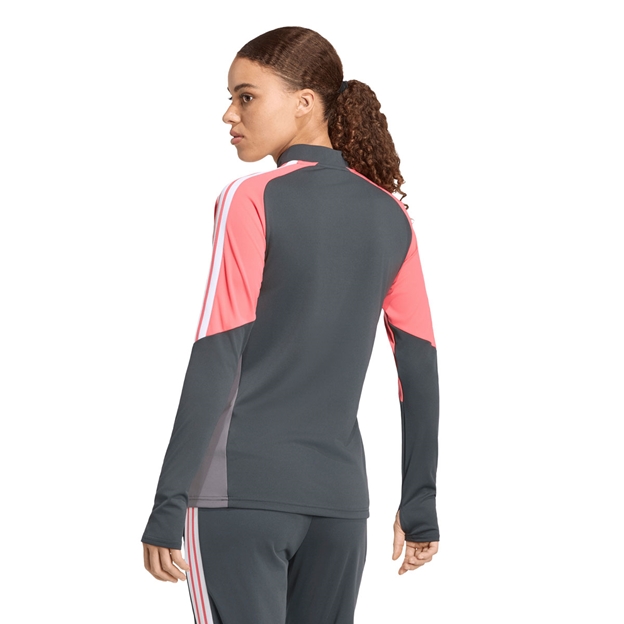 Black Ferns Womens Training Quarter Zip Top 26/27 Carbon - Model Back View