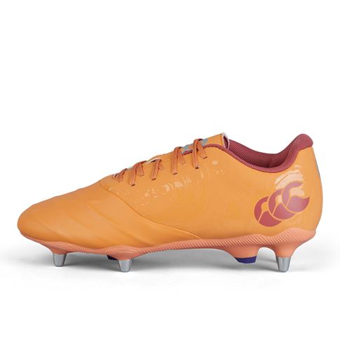 Canterbury Adults Phoenix Genesis Team Soft Ground Rugby Boots – Orange