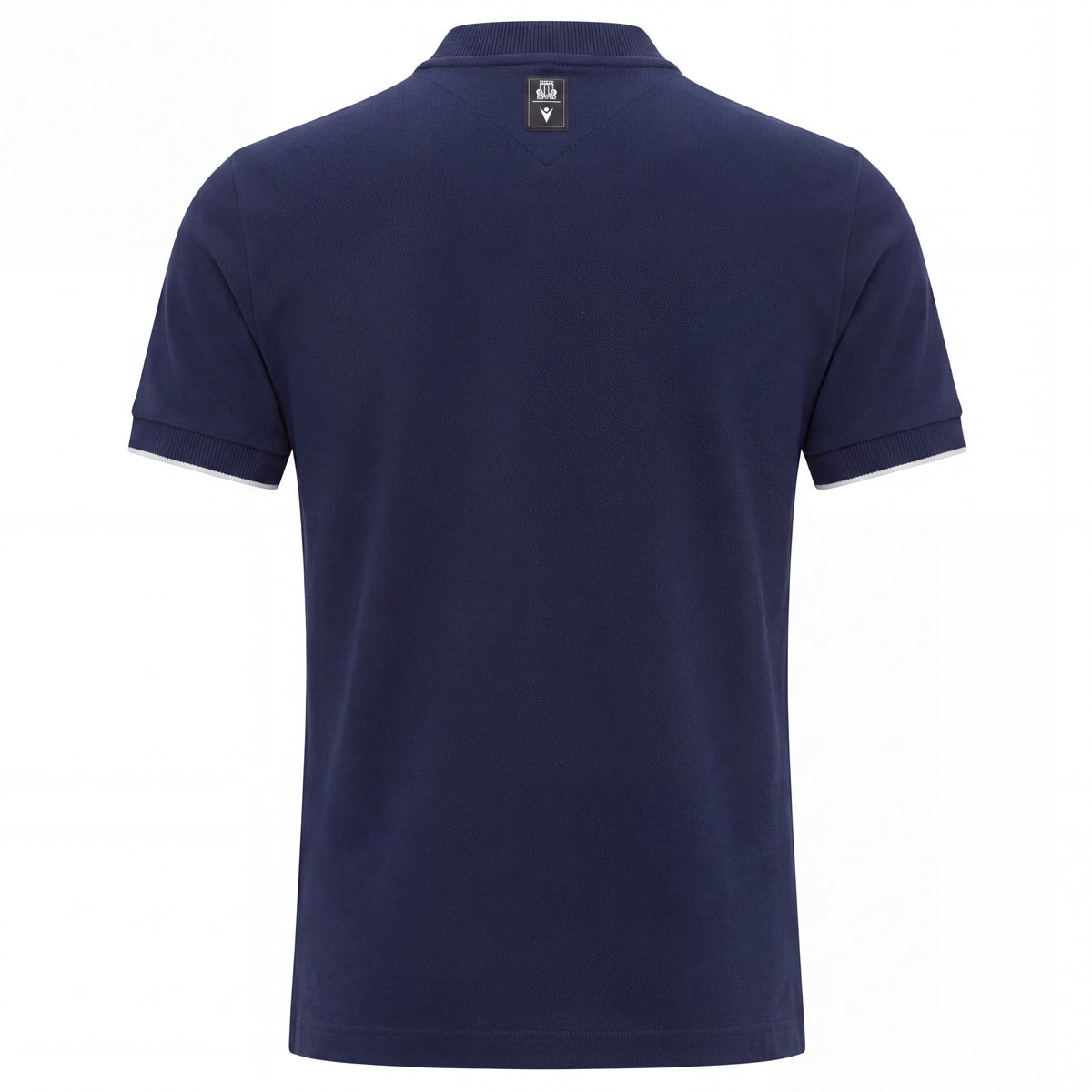 Italy Mens Athleisure Cotton Polo 26/27 Navy - Front View