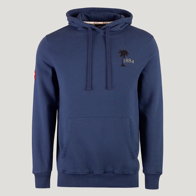 Fiji 1884 Hoodie - Petrol Blue
