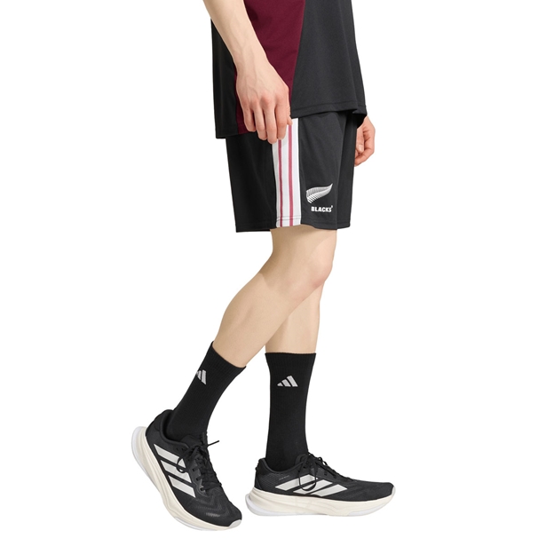 All Blacks Mens Gym Shorts 26/27 All Black - Model Front View