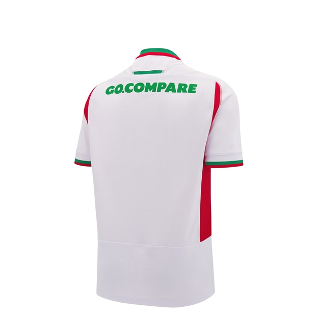 Wales Kids Away Rugby Shirt - Short Sleeve 2025 - Back