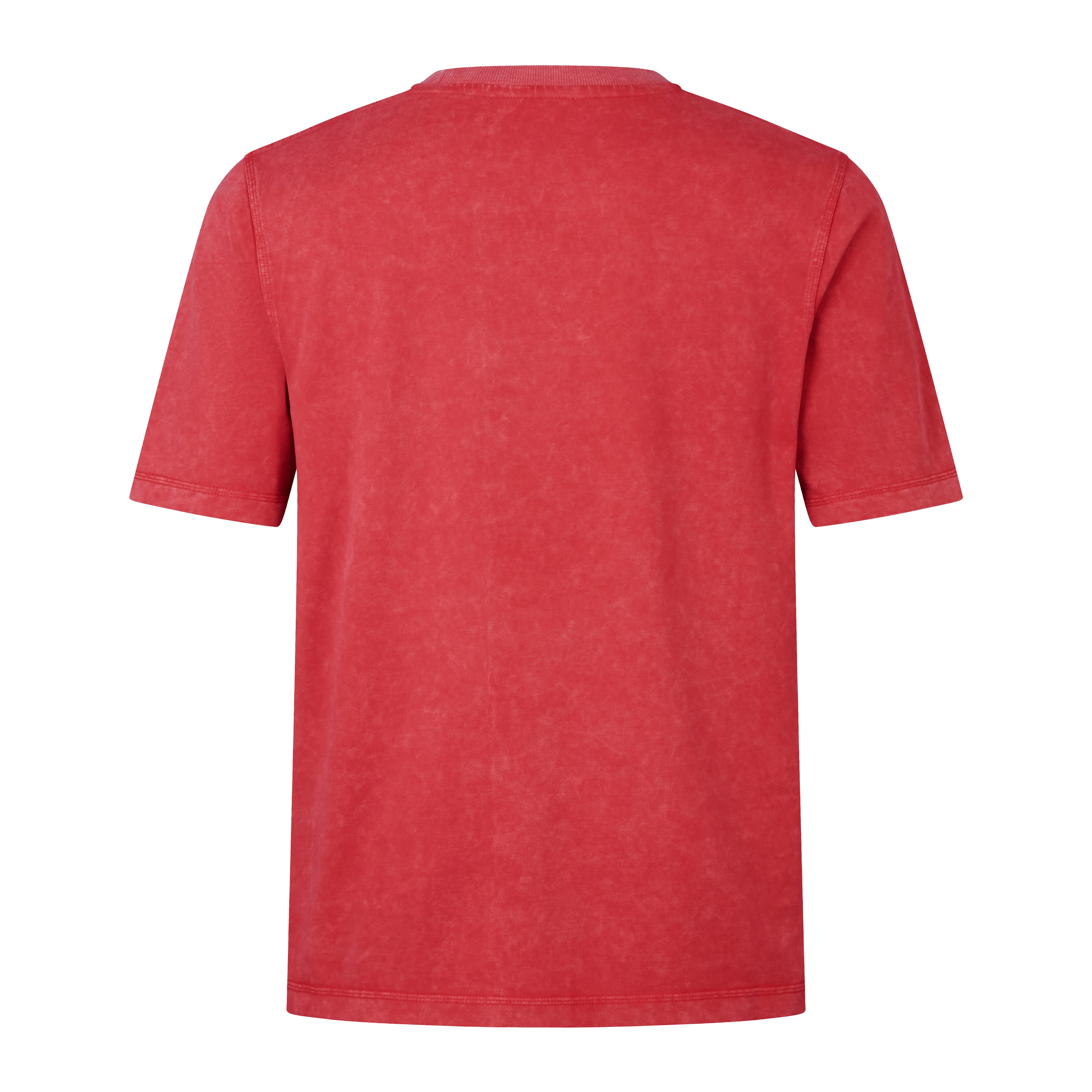 mens heritage t-shirt - red - front