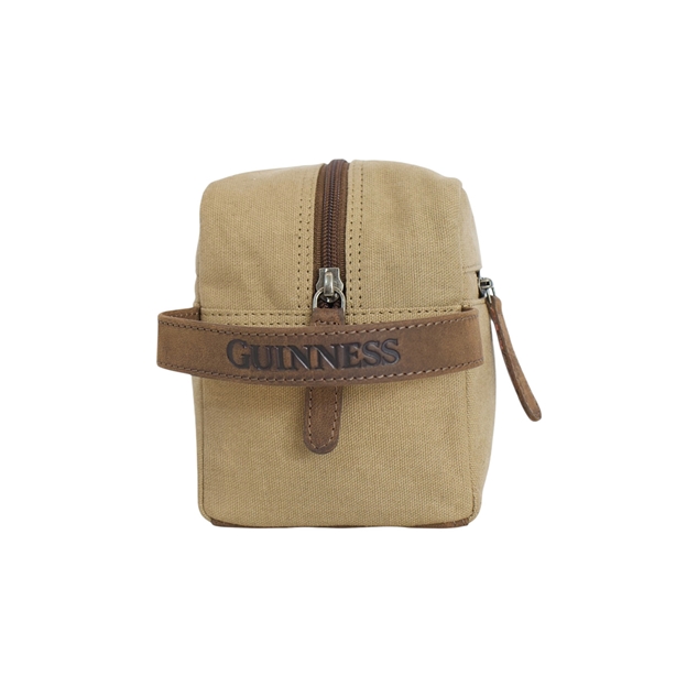 Guinness Canvas Wash Bag - Handle Close-up