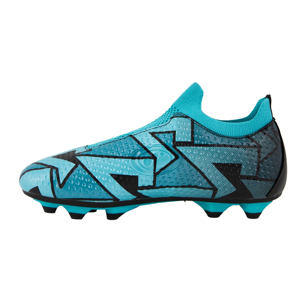 Optimum Kids Aztec Laceless Moulded Stud Rugby Boot Blue - Outstep