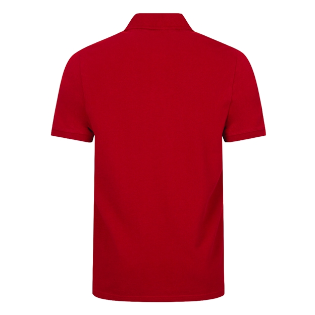 Spain 1929 Heritage Polo Shirt Red - Back View