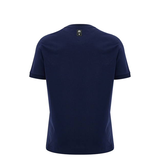 Scotland Kids Travel Cotton T-Shirt 26/27 Navy - Back View