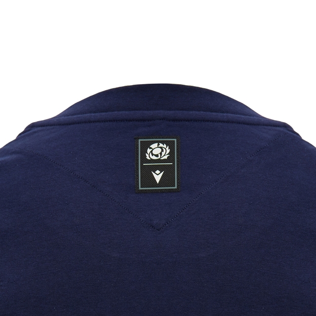 Scotland Kids Travel Cotton T-Shirt 26/27 Navy - Nape Detail