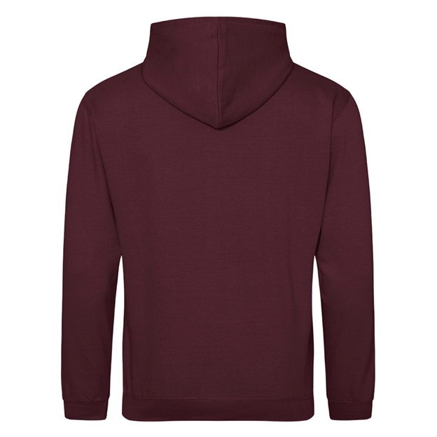 England Grand Slam 2026 Mens Hoodie Burgundy - Back View