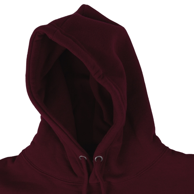 England Grand Slam 2026 Mens Hoodie Burgundy - Hood Close-up