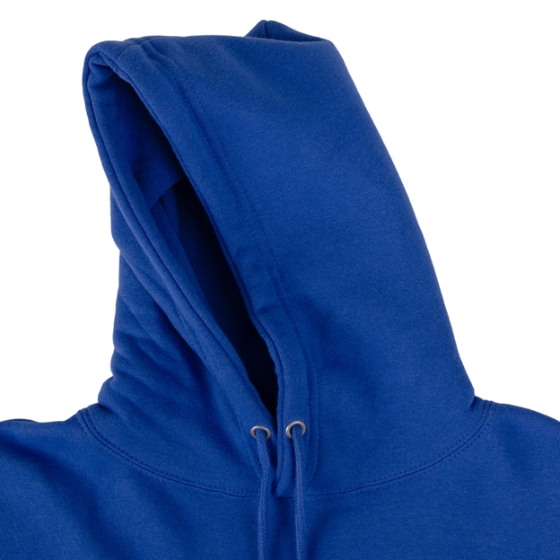 France Womens Classic Hoodie Royal Blue - Hood Close-up