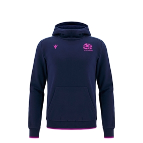Scotland Junior Travel Hoody 25/26 Navy - Front