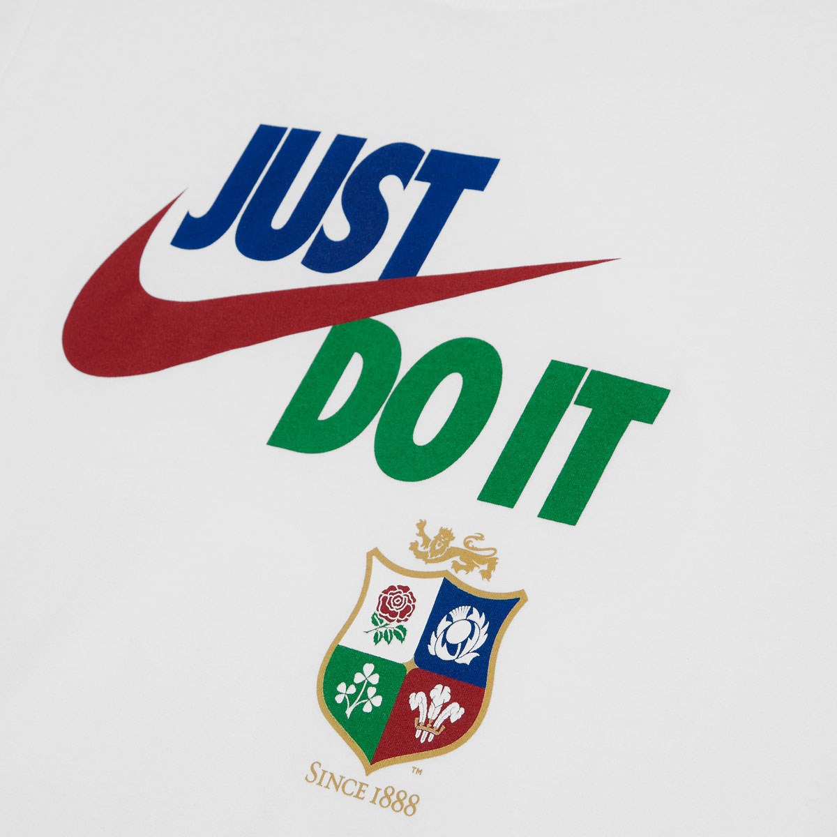 British & Irish Lions Mens Travel T-Shirt 2027 - White - Front