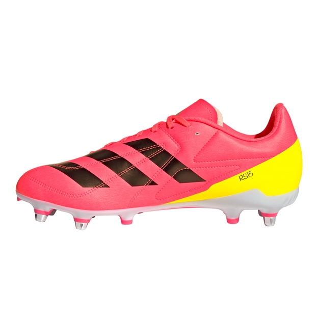 Adidas Adults RS15 Soft Ground Rugby Boots - Solar Turbo