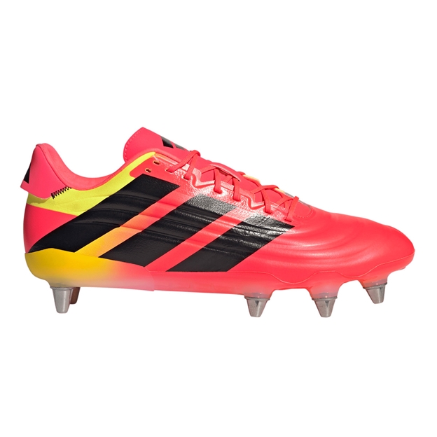 Adidas Adults Kakari RS Soft Ground Rugby Boots Solar Turbo - Outstep View