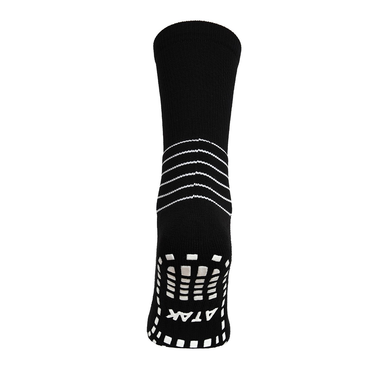 Atak Adults C Grip Mid Leg Socks Black - Front