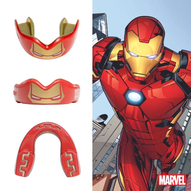 SafeJawz Marvel Iron-Man Mouthguard Character Art