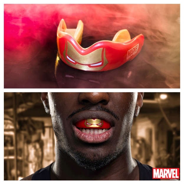 SafeJawz Marvel Iron-Man Mouthguard Character Art