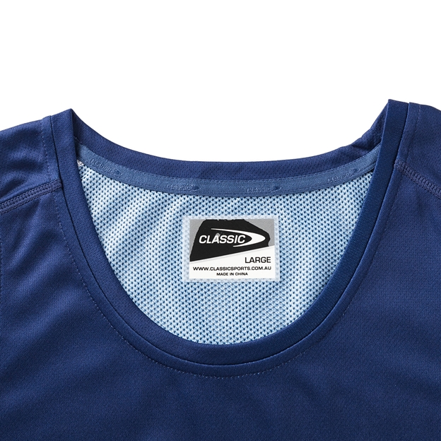 Blues Mens Training Vest 26/27 Multi - Collar View
