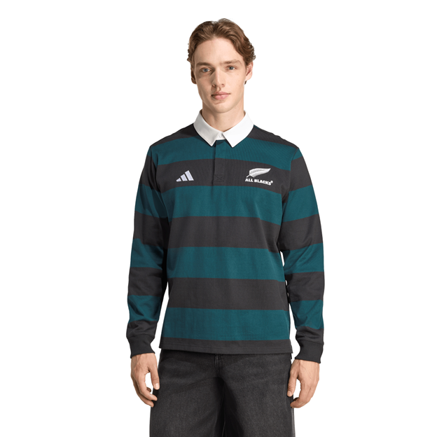 All Blacks Mens Heritage Polo 25/26 Black - Model Front