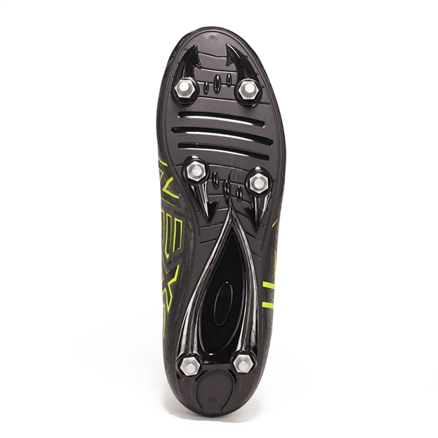 Oxen Adults Meta X 6S Soft Ground Rugby Boots Black Onyx - Soleplate
