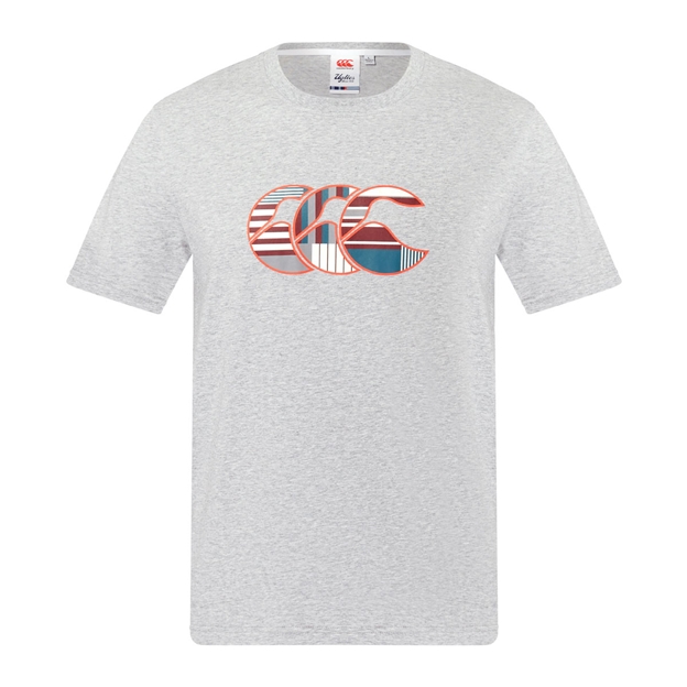 Canterbury Mens Uglies Logo T-Shirt Classic Marl/Multi - Front View