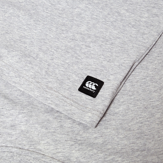 Canterbury Mens Uglies Logo T-Shirt Classic Marl/Multi - Hem Patch Close-up