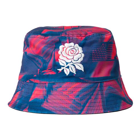 England Adults Reversible Bucket Hat 26/27 Rhodonite - Front View