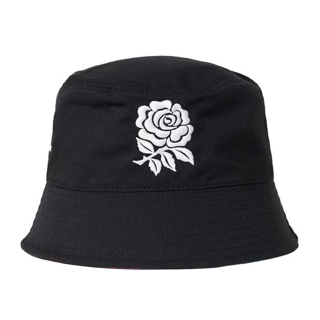 England Adults Reversible Bucket Hat 26/27 Rhodonite - Reverse View