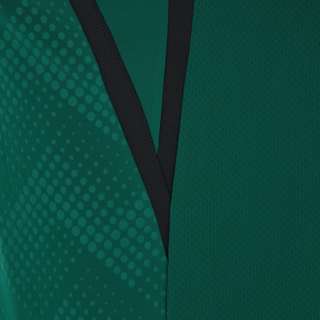 Wales Mens Training Vest 26/27 Green - Mesh Panel Detail
