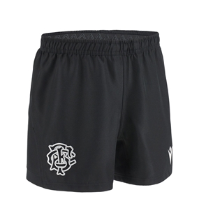 Barbarians Kids Home Rugby Shorts 25/26 Black - Front View
