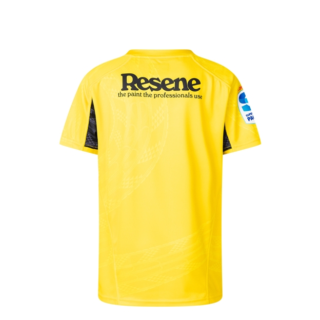 Hurricanes Kids Home Rugby Shirt Short Sleeve 2025 - Back