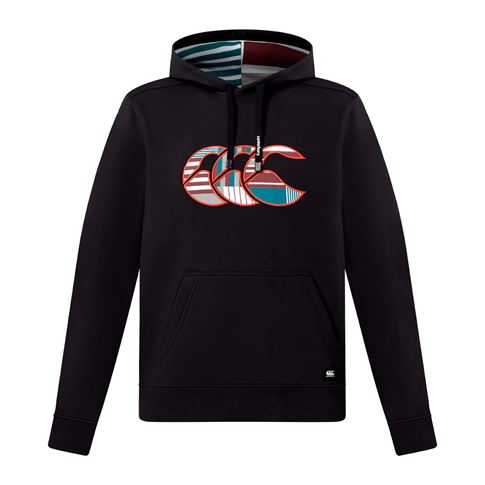 Canterbury Mens Uglies Hoodie Black - Front View