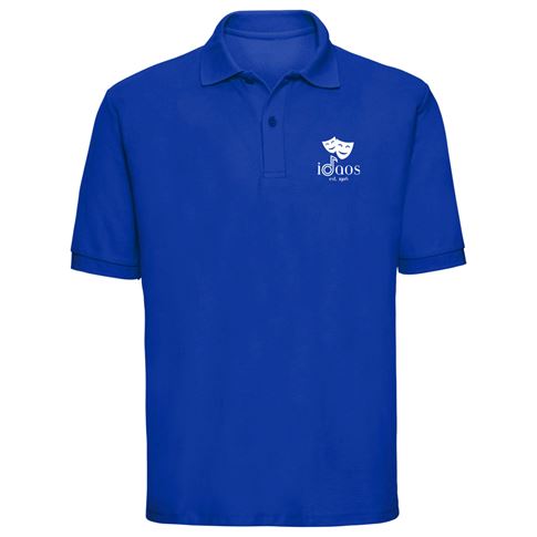 Innerleithen Opera Mens Polycotton Polo Shirt – Bright Royal