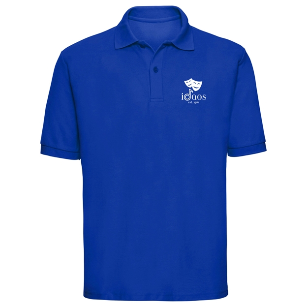 Innerleithen Opera Mens Polycotton Polo Shirt - Bright Royal