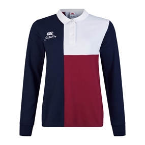Canterbury Womens Harlequin Webber Rugby Shirt Multi Colour - Front