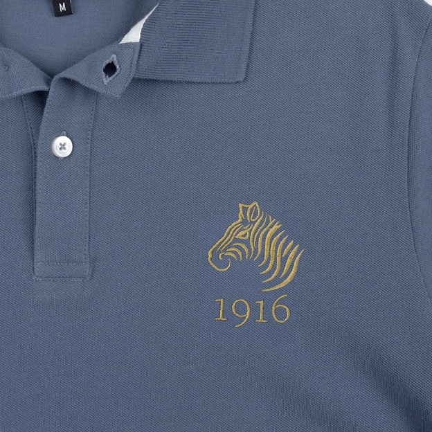 Namibia 1916 Polo - Petrol Blue