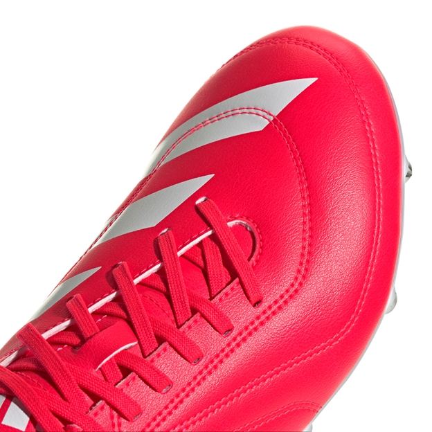 adidas Adults RS15 Soft Ground Rugby Boots - Lucid Red
