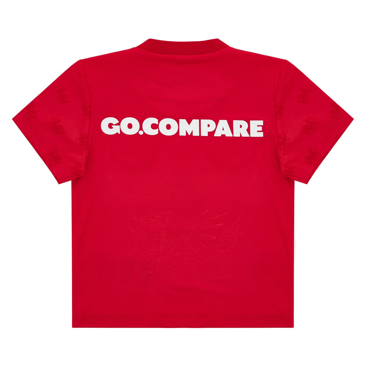 Wales Babies Home Rugby Shirt 26/27 Red - Front View