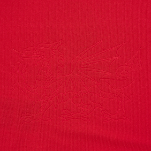 Wales Babies Home Rugby Shirt 26/27 Red - Embossed Dragon Detail