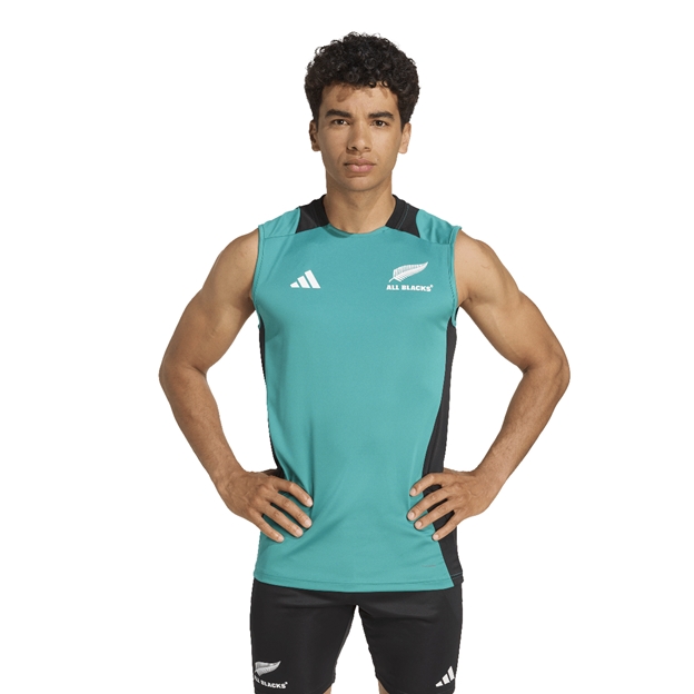 All Blacks Mens Singlet 25/26 Blue - Model Front
