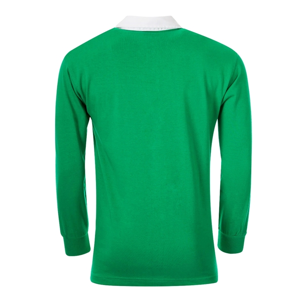 Womens World Cup Ireland Adults Classic Rugby Shirt Bright Green - Back