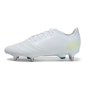 Canterbury Adults Phoenix Genesis Pro Soft Ground Rugby Boots White - Outstep