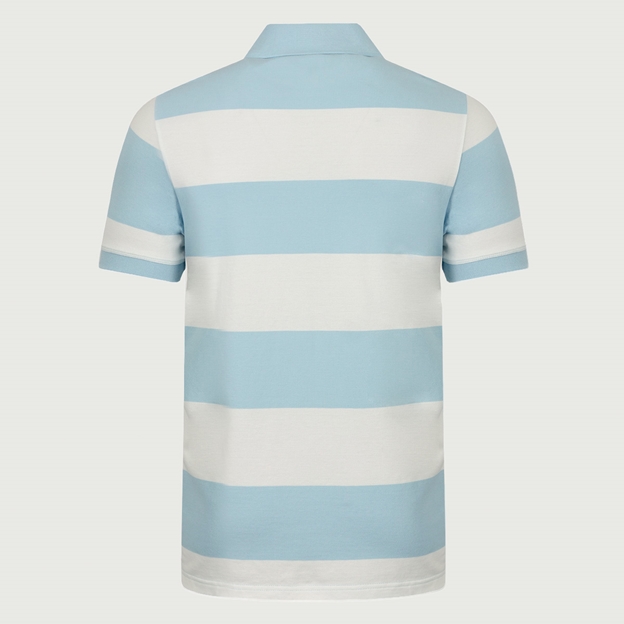 Scotland 1990 Polo - Sky Blue/White