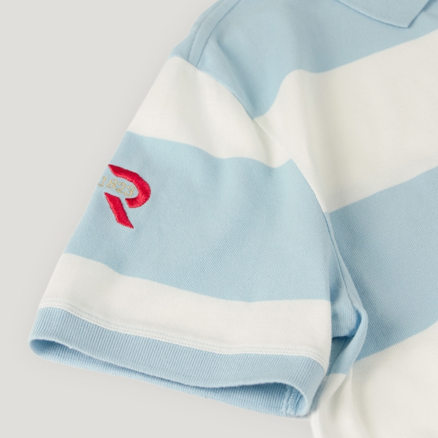 Scotland 1990 Polo - Sky Blue/White