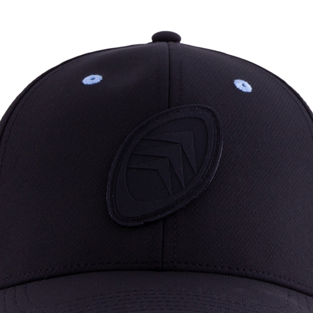 Cardiff Adults Curved Visor Cap 26/27 Navy - Badge Close-up