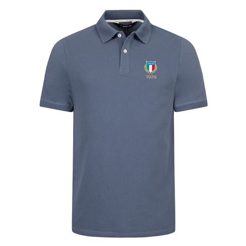 Italy 1929 Heritage Pure Cotton Polo – Petrol Blue