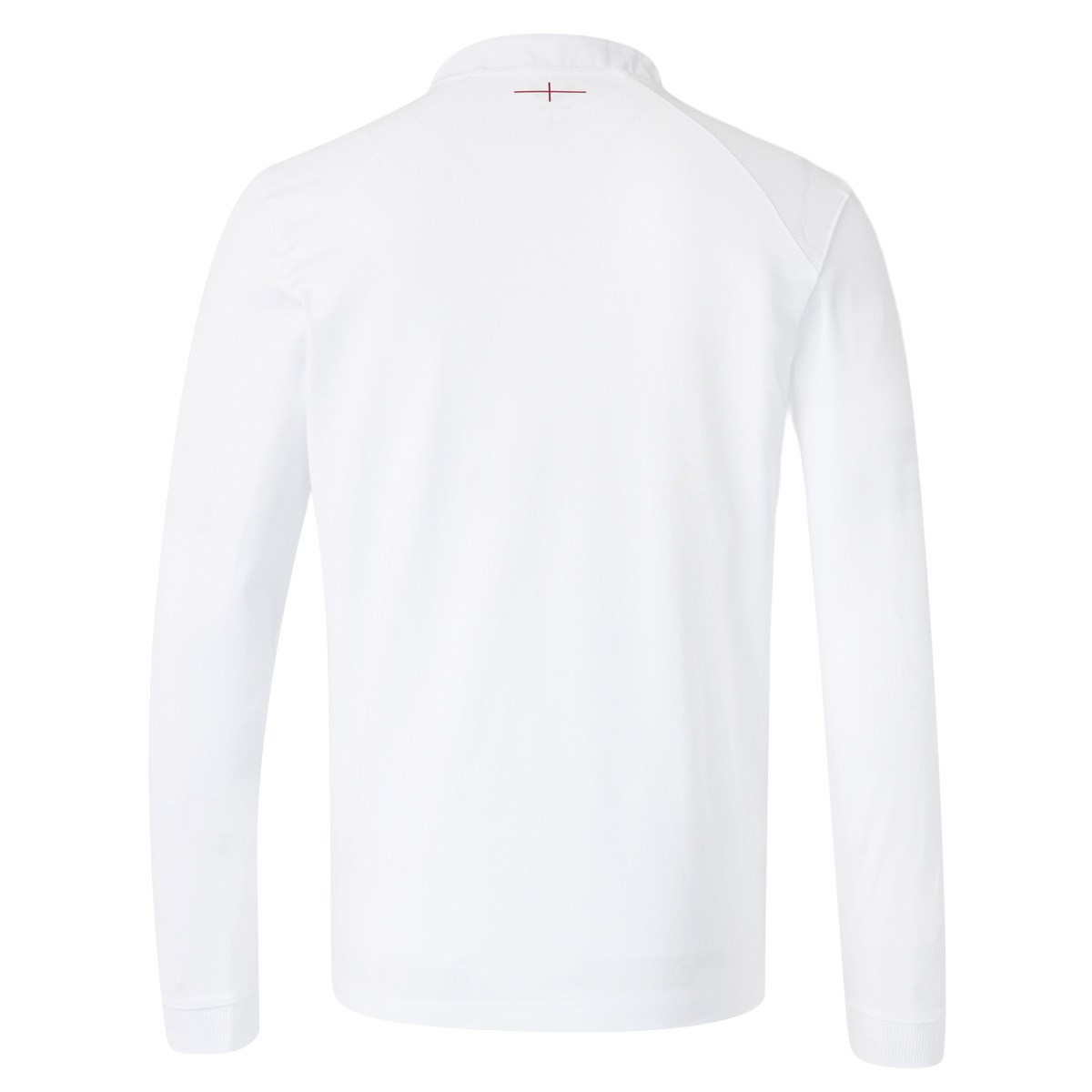 England Mens Home Classic Rugby Shirt Long Sleeve 26/27 Brilliant White - Front View